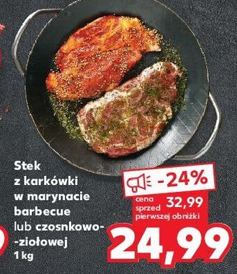 Kaufland Stek z karkówki w marynacie czosnkowo ziołowej oferta