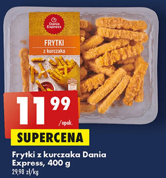 Biedronka Frytki z kurczaka Dania Express, 400 g oferta