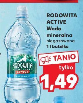 Kaufland Woda niegazowana rodowita z roztocza oferta