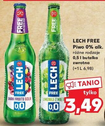 Kaufland Piwo lech free dark fruits sour oferta