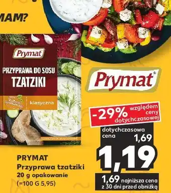 Kaufland Przyprawa tzatziki prymat oferta