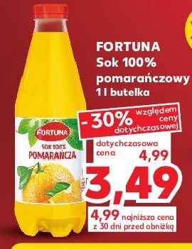 Kaufland Sok 100% pomarańczowy fortuna oferta