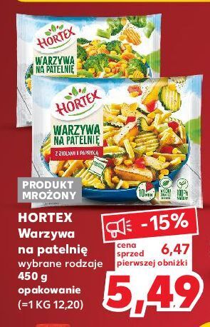 Kaufland Warzywa na patelnię z przyprawą włoską hortex oferta