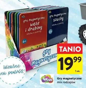 Intermarche Gra magnetyczna węże i drabiny 4kidz oferta