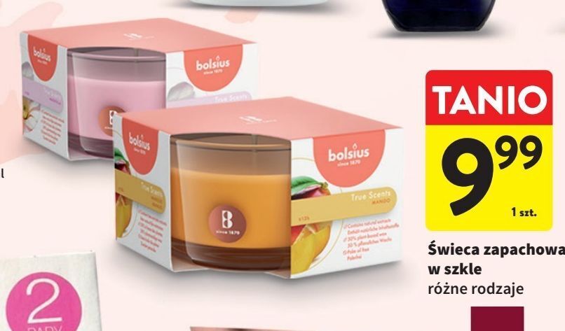 Intermarche Świeca w szkle zapachowa bolsius oferta