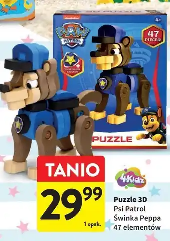 Intermarche Puzzle świnka peppa 4kidz oferta