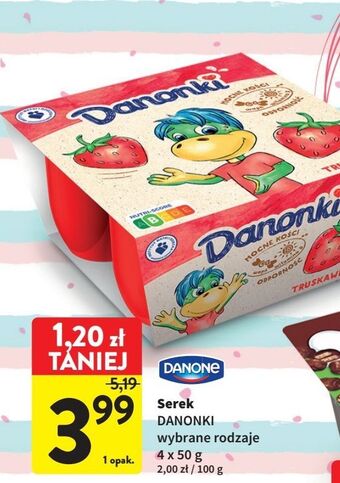 Intermarche Serek truskawka danone danonki oferta