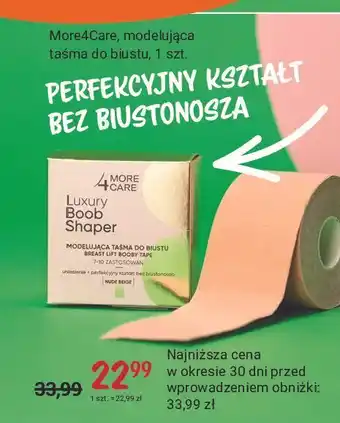 Rossmann Taśma modelująca biust more4care oferta