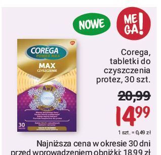 Rossmann Tabletki do czyszczenia protez corega power max oferta