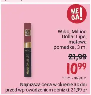 Rossmann Pomadka do ust matowa 01 wibo million dollar lips oferta