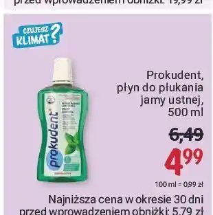 Rossmann Płyn do płukania ust prokudent med oferta