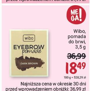 Rossmann Pomada do brwi dark brown wibo eyebrow pomade oferta