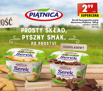 Biedronka Serek homogenizowany deserowy Piątnica, 150 g oferta