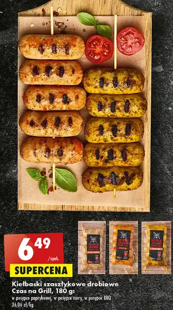 Biedronka Kiełbaski szaszłykowe drobiowe Czas na Grill, 180 g oferta