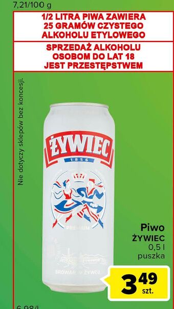 Piwo żywiec jasne pełne