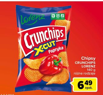 Globi Chipsy paprykowe crunchips x-cut oferta