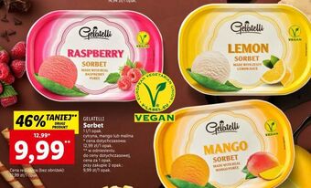 Lidl Sorbet cytrynowy gelatelli oferta