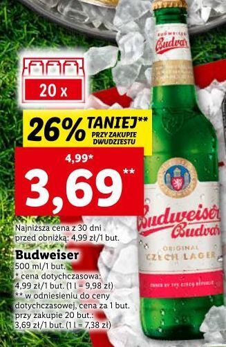Lidl Piwo b: original budweiser budvar oferta