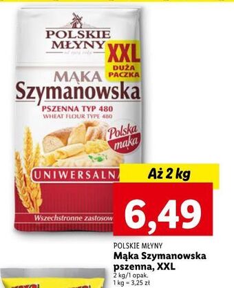 Lidl Mąka szymanowska uniwersalna polskie młyny oferta