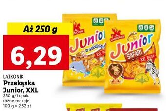 Lidl Krakersy lajkonik junior safari oferta