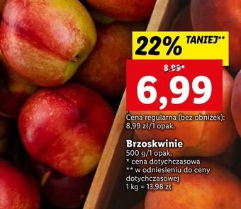 Lidl Brzoskwinie oferta