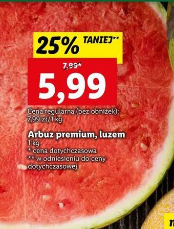 Lidl Arbuz oferta