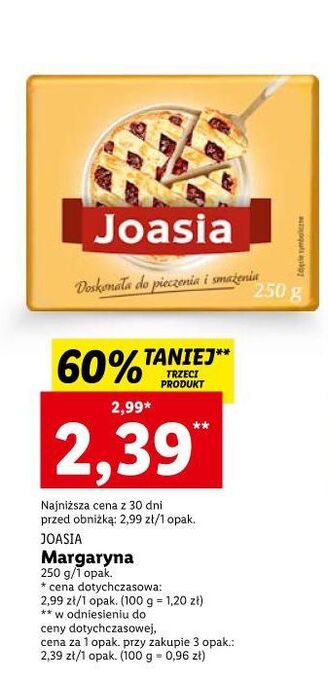 Lidl Margaryna joasia oferta