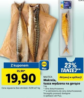 Lidl Makrela wędzona na gorąco nautica schwartz oferta