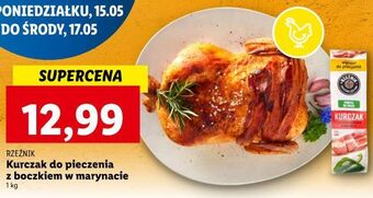 Lidl Kurczak z boczkiem w marynacie do pieczenia rzeźnik codzienna dostawa oferta