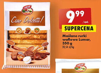 Biedronka Maślane rurki waflowe Lumar, 350 g oferta