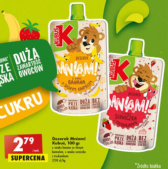 Biedronka Deserek Mniam! Kubuś, 100 g: oferta