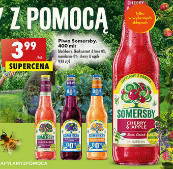 Biedronka Piwo Somersby, 400 ml: oferta