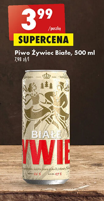 Biedronka Piwo Żywiec Białe, 500 ml oferta