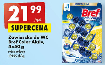 Biedronka Zawieszka do WC Bref Color Aktiv, 4x50 g oferta