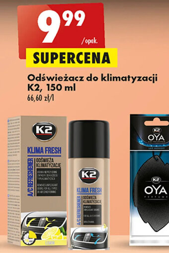 Biedronka Odświeżacz do klimatyzacji K2, 150 ml oferta