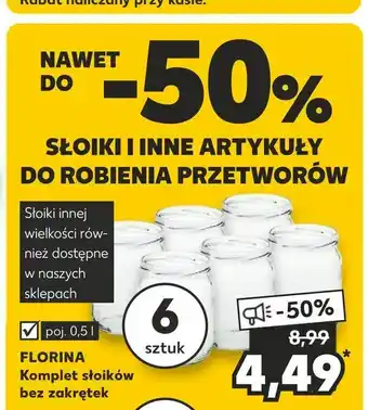 Kaufland Komplet słoików bez zakrętek oferta