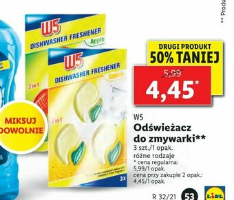 Lidl Odświeżacz do zmywarki oferta