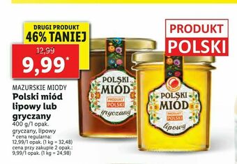 Lidl Polski miód lipowy lub gryczany oferta