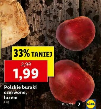 Lidl Polskie buraki czerwone, luzem oferta