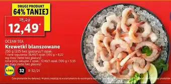 Lidl Krewetki blanszowane oferta