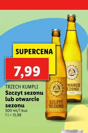 Lidl Szczyt sezonu lub otwarcie sezonu oferta