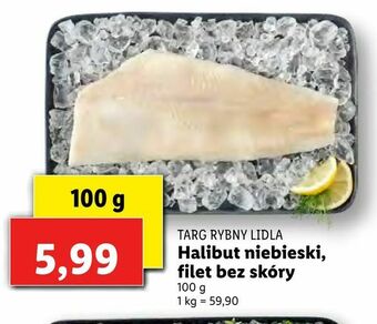 Lidl Halibut niebieski, filet bez skóry oferta