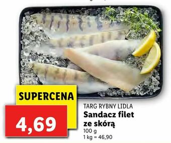 Lidl Sandacz filet ze skórą oferta