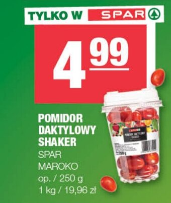 Spar POMIDOR DAKTYLOWY SHAKER SPAR 250g oferta