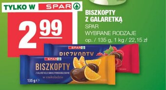 Spar BISZKOPTY Z GALARETKĄ SPAR 135g oferta