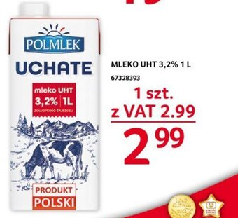 Selgros POLMLEK MLEKO UHT 3,2% 1 L oferta