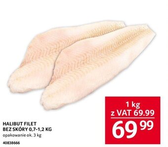 Selgros HALIBUT FILET BEZ SKÓRY 1kg oferta