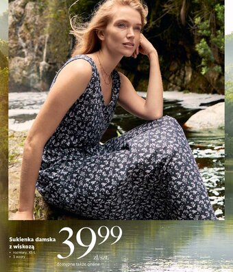 Lidl Sukienka damska z wiskozą xs-l oferta