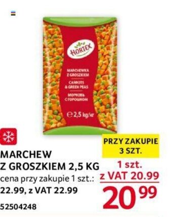 Selgros MARCHEW Z GROSZKIEM 2,5 KG oferta