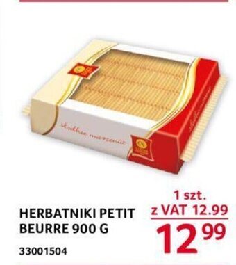 Selgros HERBATNIKI PETIT BEURRE 900 G oferta